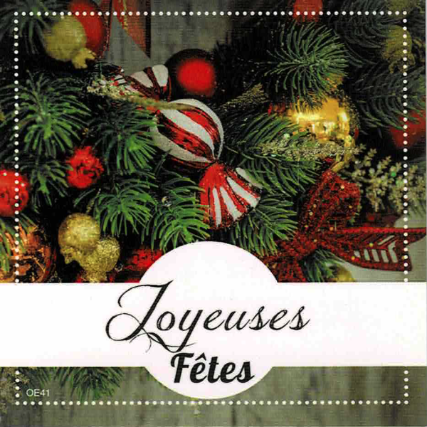 joyeuses fêtes Carte message Marie Danède